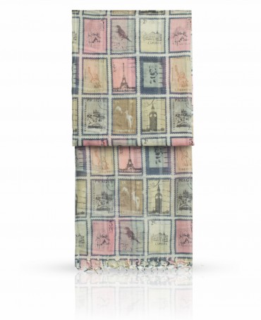 Палантин Женский W-STAMP/PASTEL